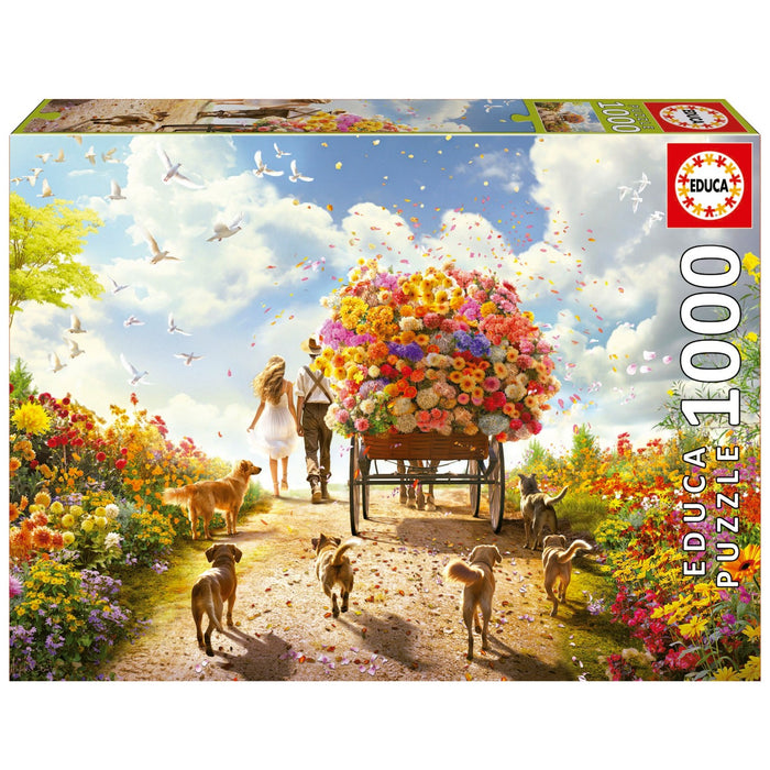 Carro De Flores - 1000 piezas
