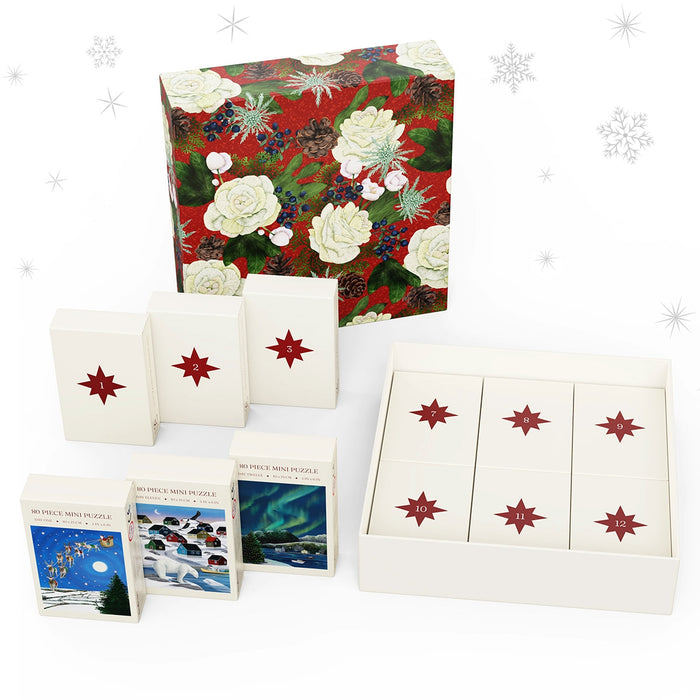 12 Mini Puzzles of Christmas - 12 x 80 piezas