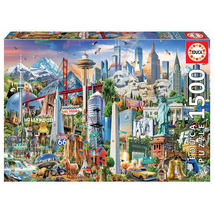 Símbolos De Norteamérica - 1500 piezas