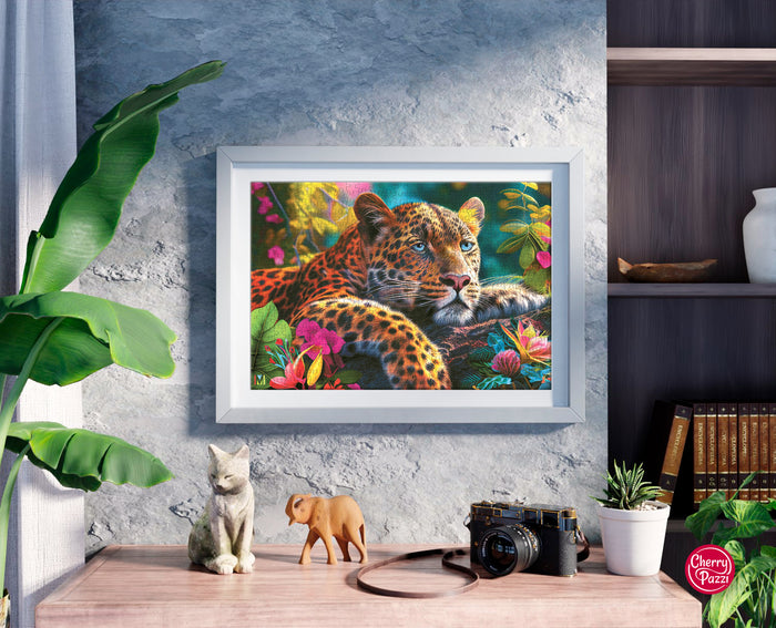 Leopardo Reclinado - 500 piezas
