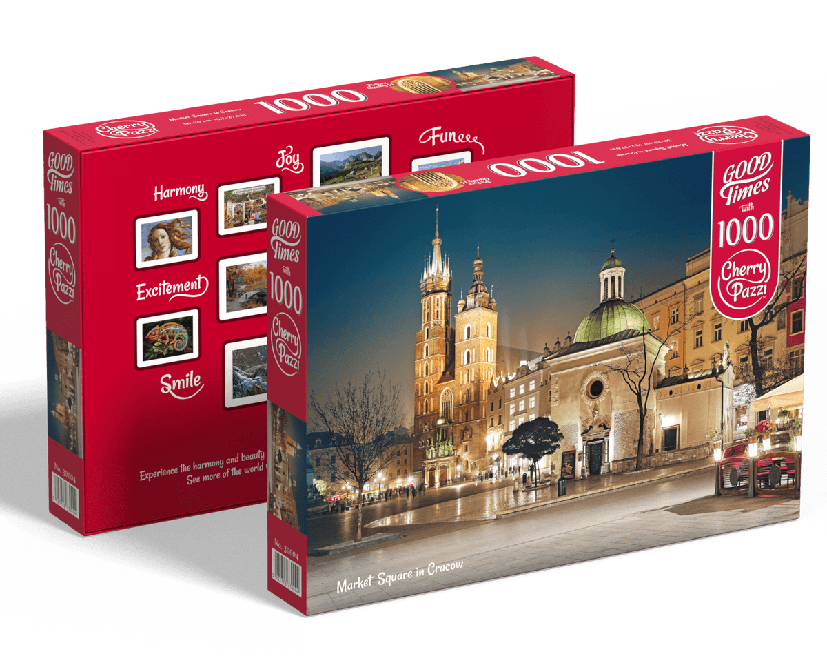 Plaza del Mercado en Cracovia - 1000 piezas