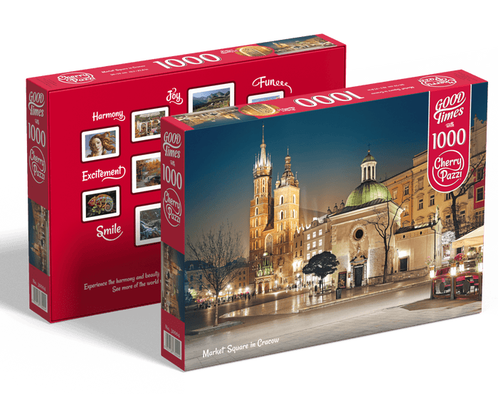 Plaza del Mercado en Cracovia - 1000 piezas