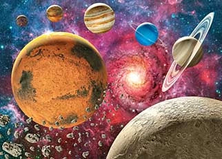 Espacio sobre el Horizonte Lunar - 1000 piezas