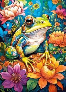 Rana del poder de las flores - 1000 piezas