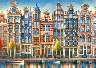 Ritmo de Ámsterdam - 1000 piezas