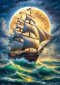 La Odisea a la Luz de la Luna - 1000 piezas