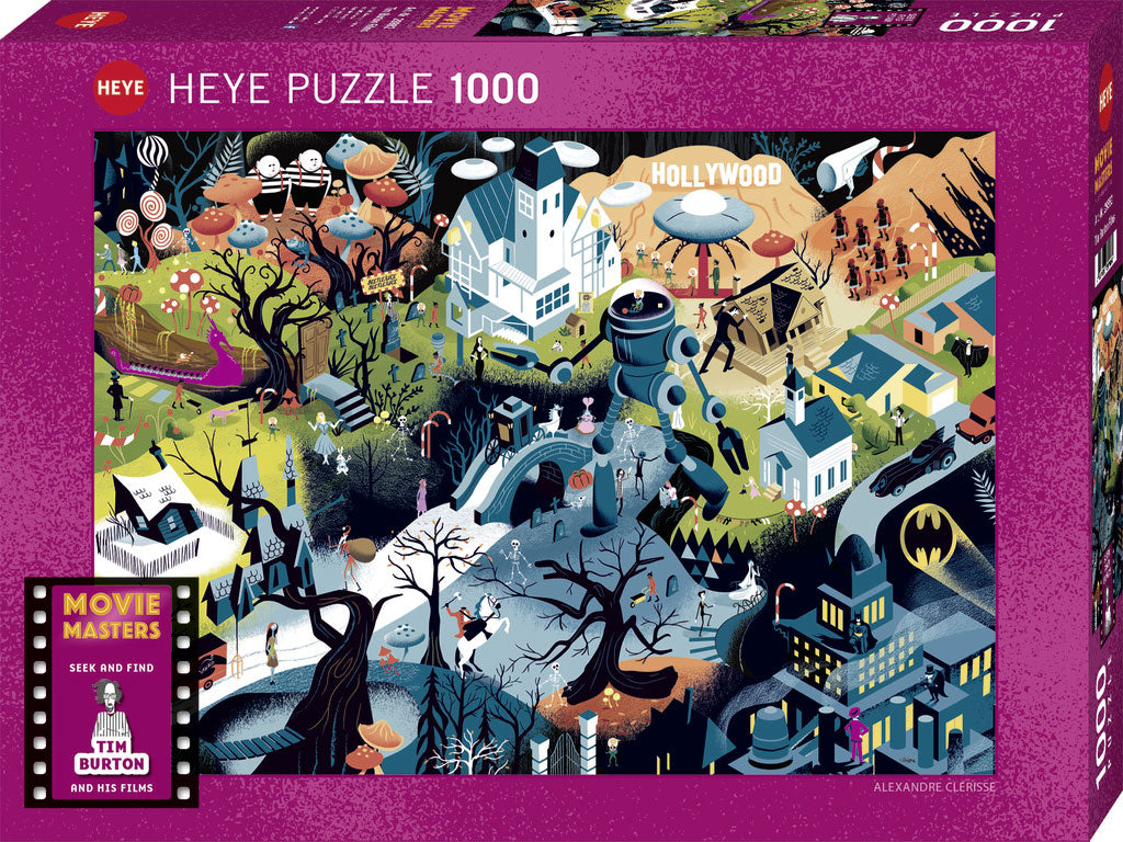 Tim Burton Films - 1000 piezas