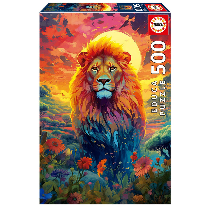 Mirada Majestuosa Del León - 500 piezas